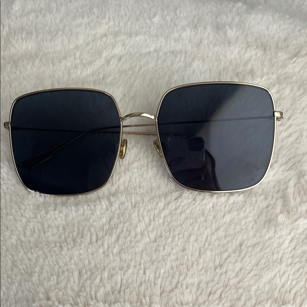 Dior Stellaire 1 Square Gold Frame Sunglasses